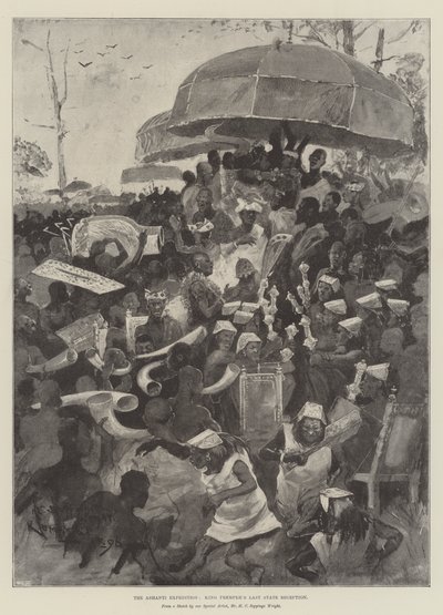 Ashanti探险队，Prempeh国王的最后一次国家招待会 作者 亨利·查尔斯·塞普金斯·赖特